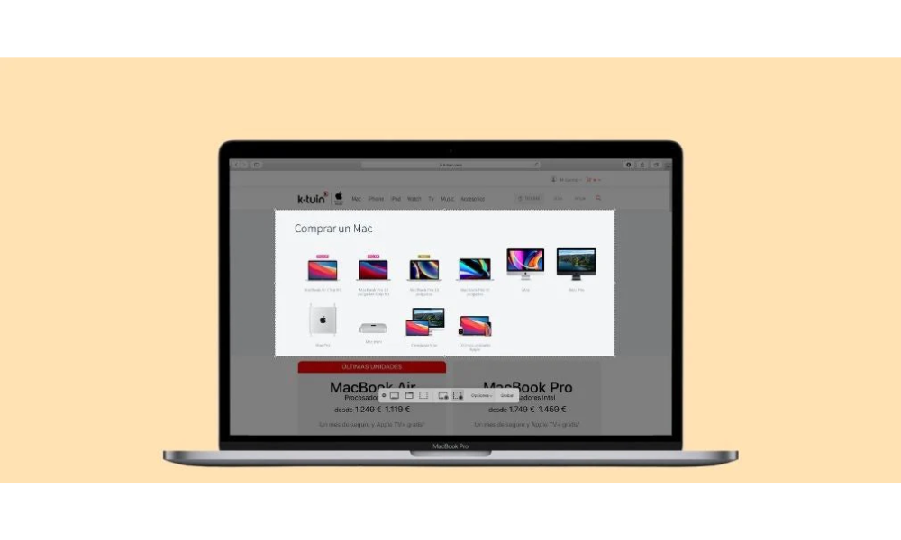 How do you take a screenshot on a Mac?