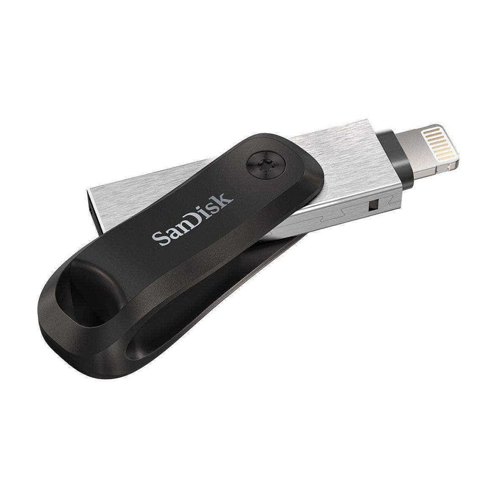 SanDisk iXpand Flash Drive Go 128GB - USB3.0 + Lightning - for iPhone and iPad