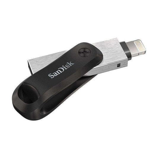 SanDisk iXpand Flash Drive Go 128GB - USB3.0 + Lightning - for iPhone and iPad