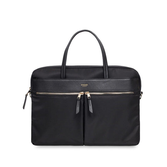 Knomo - Hanover Slim Briefcase 14 inch - Black