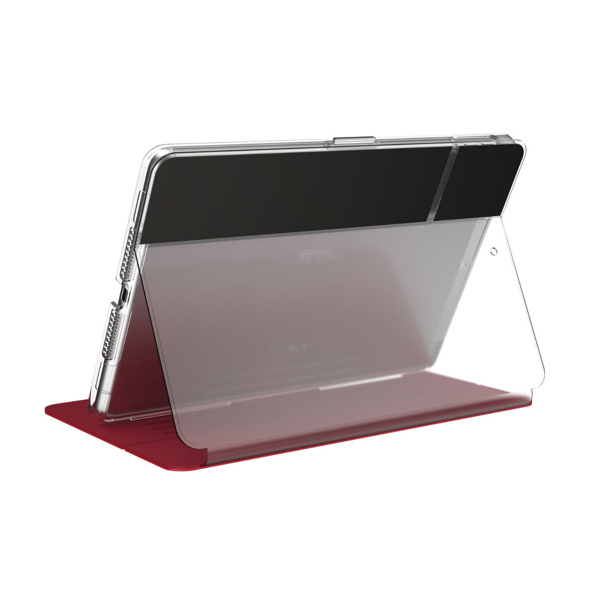 Speck iPad 10.2inch BALANCE FOLIO CLEAR (HEARTRATE RED/CLEAR)