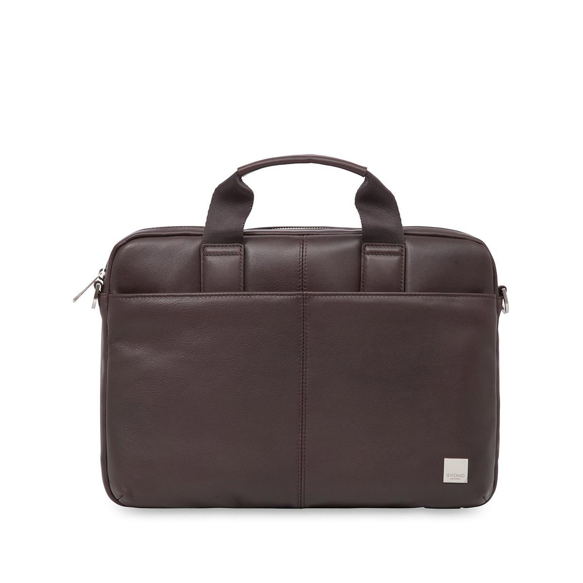 Knomo - Stanford Leather Laptop Briefcase 13 - Brown