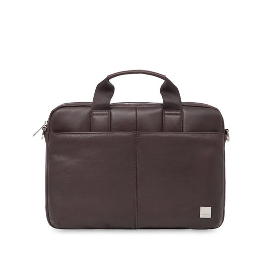 Knomo - Stanford Leather Laptop Briefcase 13 - Brown
