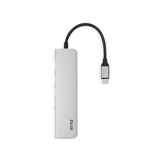 iSTYLE Multimedia Type-C Hub, Silver
