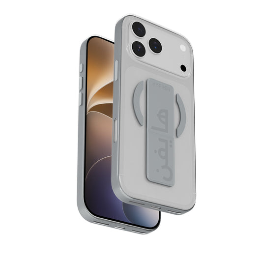 HYPHEN DRFT Grip & Stand Magsafe Case - Grey - iPhone 18 Pro Max - 6.9"-image-position-1