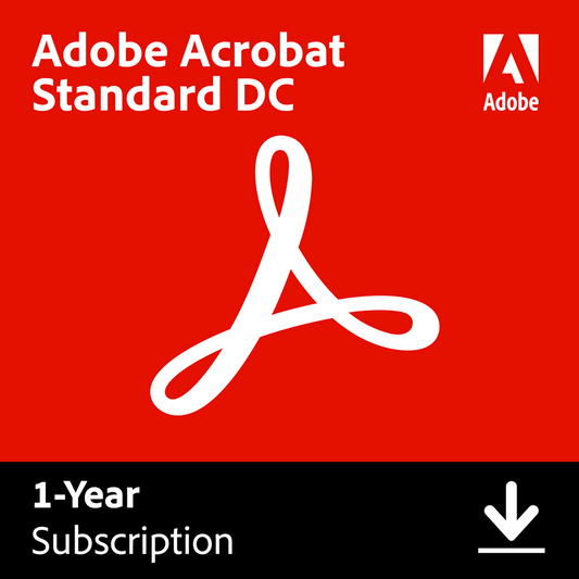 Adobe Acrobat Standard 1 Year Sub