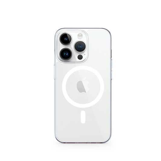iSTYLE Hero Magnetic Case for iPhone 14 Pro, Clear/Transparent