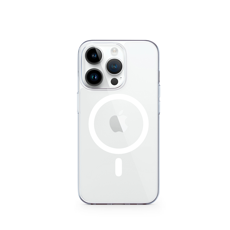 iSTYLE Hero Magnetic Case for iPhone 14 Pro Max, Clear/Transparent