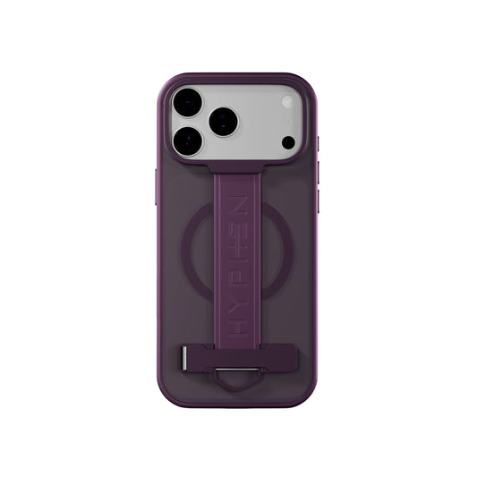 HYPHEN FLEXFIT Grip & Stand Magsafe Case - Plum - iPhone 18 Pro Max - 6.9"-image-position-2