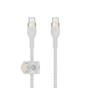 Belkin - Cable - Braided Silicone - C to C - 2.0 - 1M - White