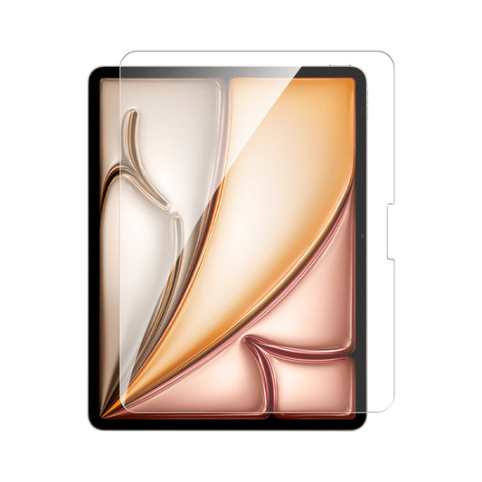 واقي شاشة زجاجي مقسى من Dviced لجهاز iPad Air 13 مع أداة تطبيق خالية من الغبار