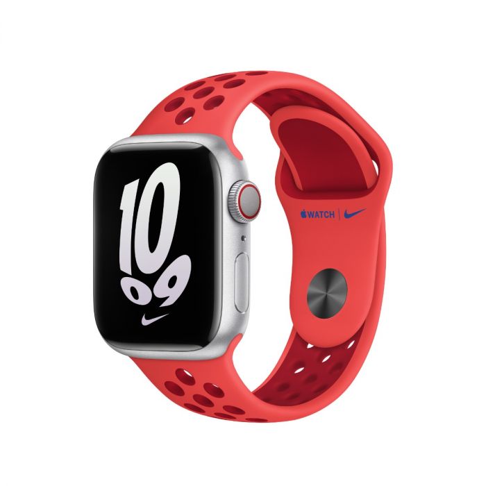 41mm Bright Crimson/Gym Red Nike Sport Band