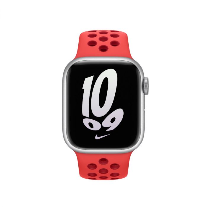 41mm Bright Crimson/Gym Red Nike Sport Band