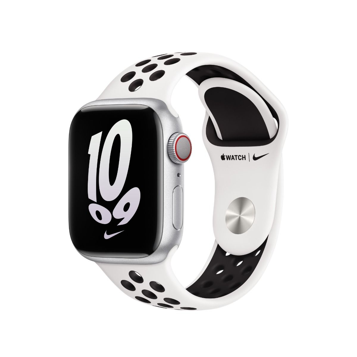 41mm Summit White/Black Nike Sport Band