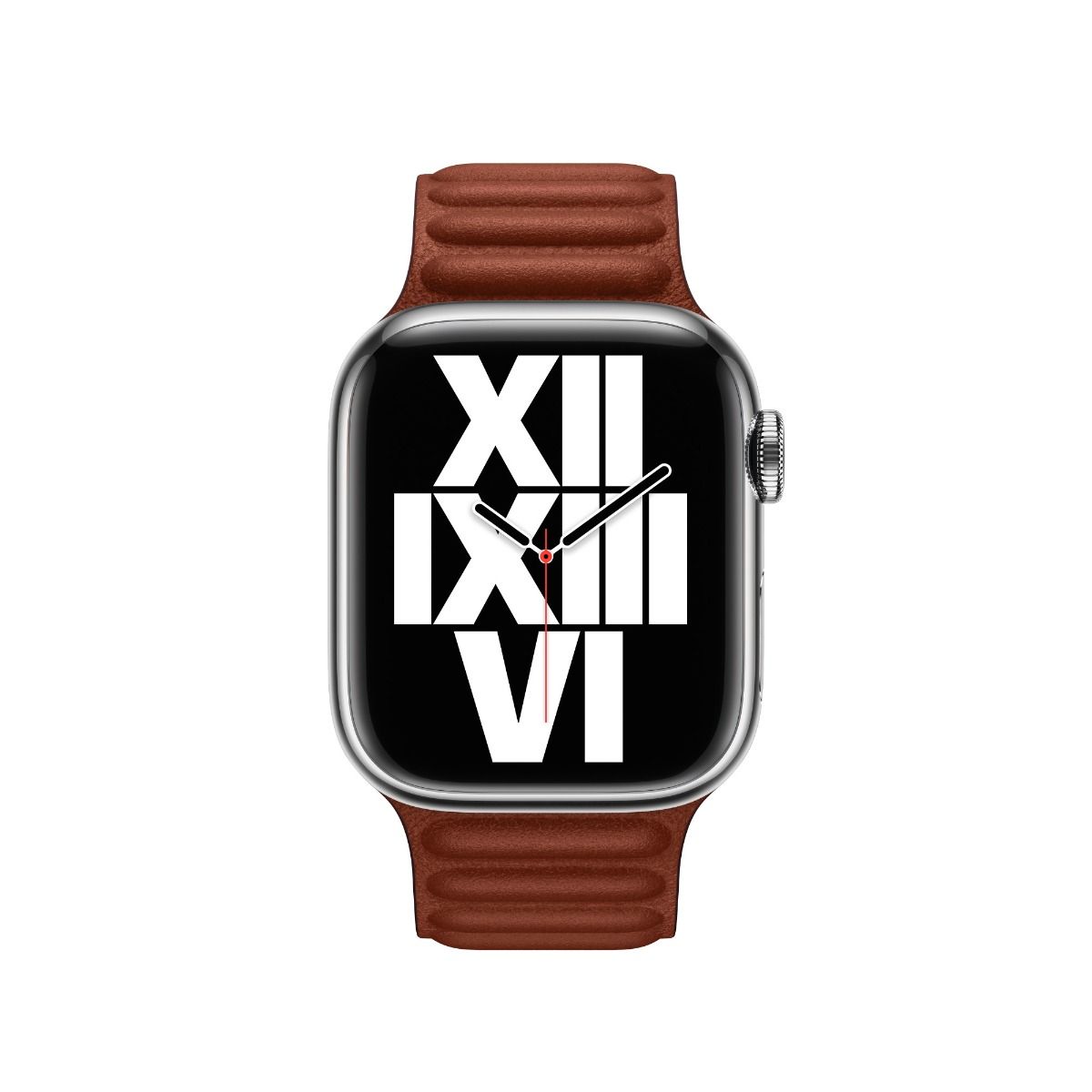 41mm Umber Leather Link - S/M