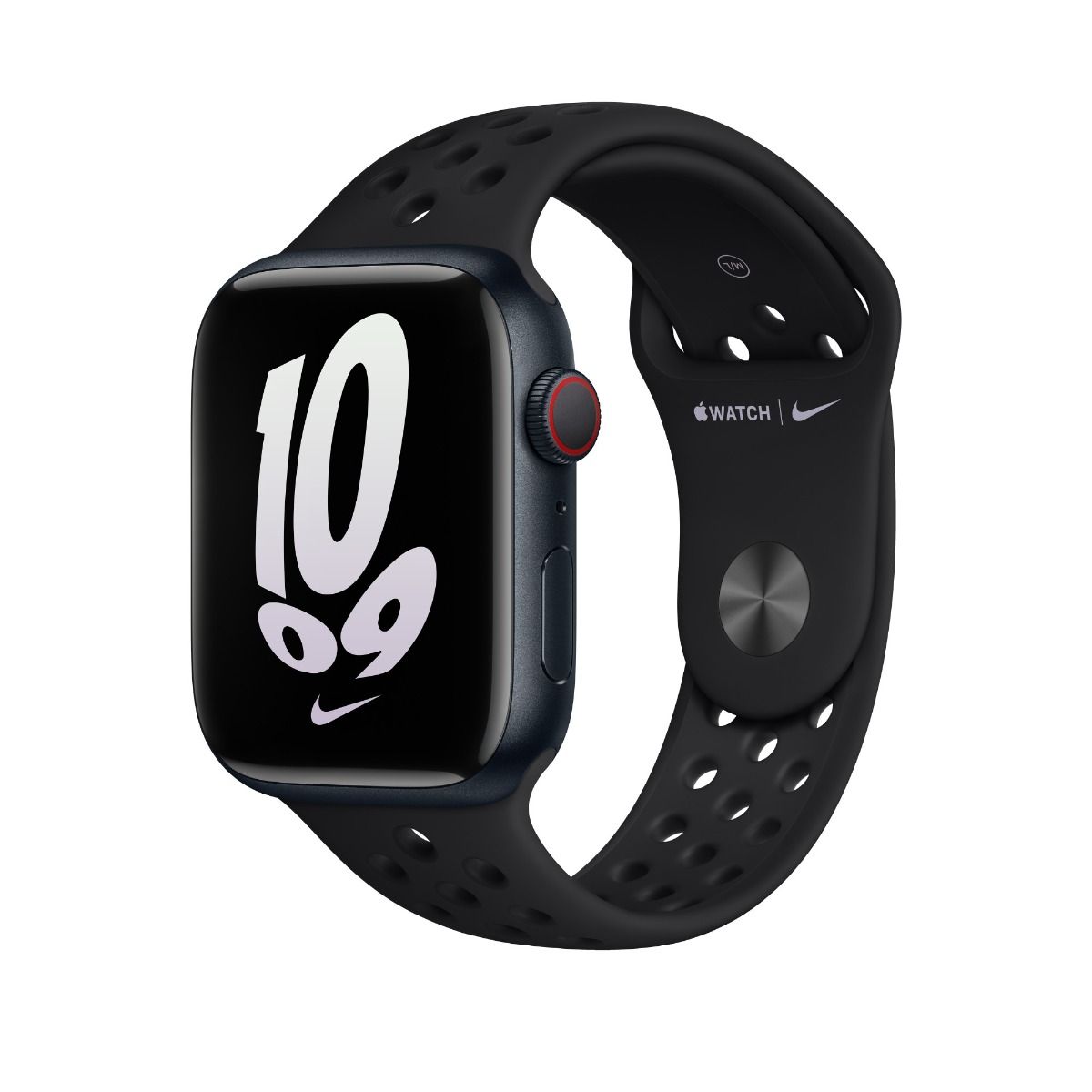 45mm Black/Black Nike Sport Band