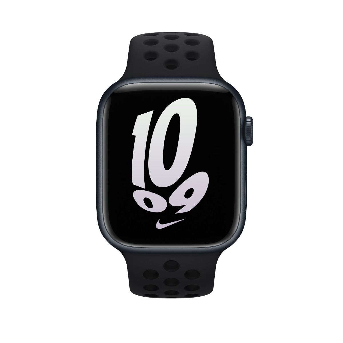 45mm Black/Black Nike Sport Band