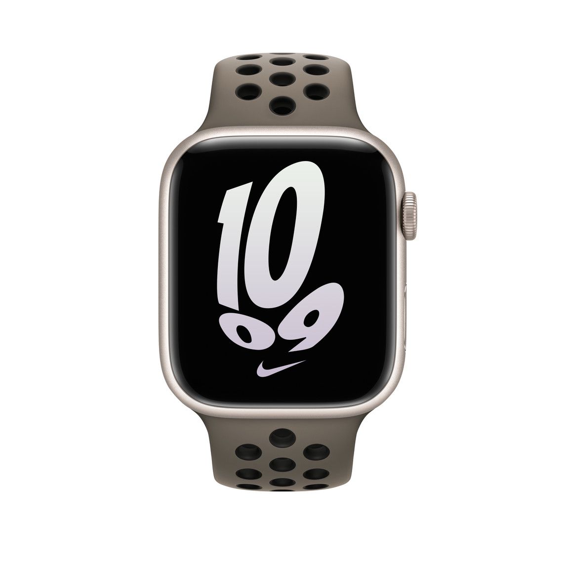 45mm Olive Grey/Black Nike Sport Band