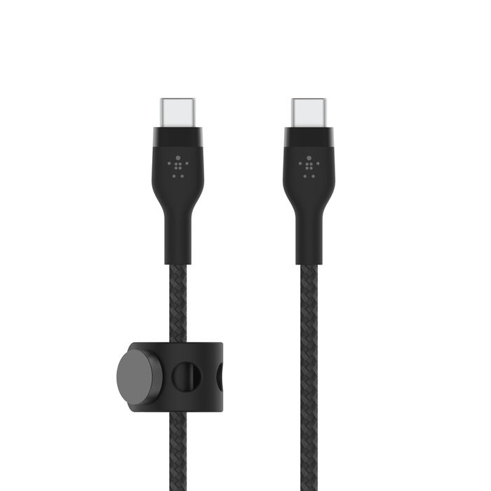 Belkin - Cable - Braided Silicone - C to C - 2.0 - 1M - Black