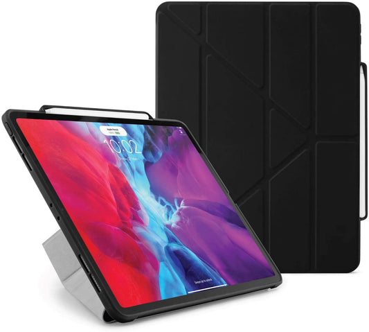 Pipetto iPad Pro 12.9 (2020) Origami Pencil Case - Black