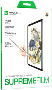Amazing Thing Apple iPad Pro 11 inch (2020/2018) Film Screen Protector with Paper Texture simulation for Digital Artists Sketching/Drawing/Writing