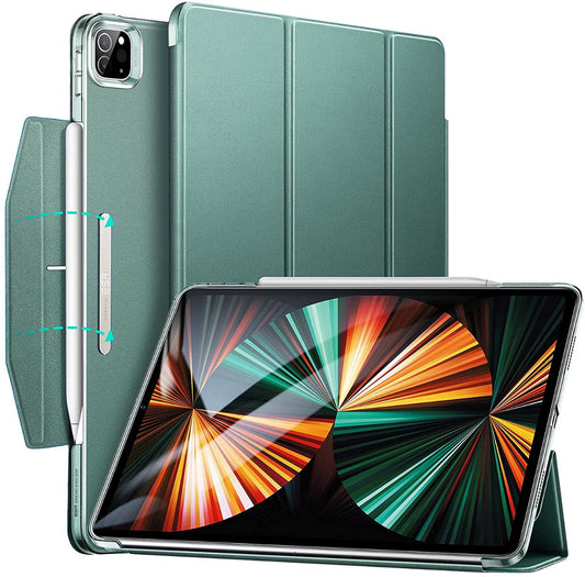 ESR Ascend Trifold with Clasp for iPad Pro 12.9 2021 Forest Green