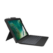 Logitech - Slim Combo with Detachable Keyboard and Smart Connector for iPad Pro 12.9 inch (1st and 2nd generation) - Black