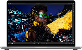 تعرض صورة ملونة دقة عالية وسطوع وتباين شاشة Liquid Retina XDR