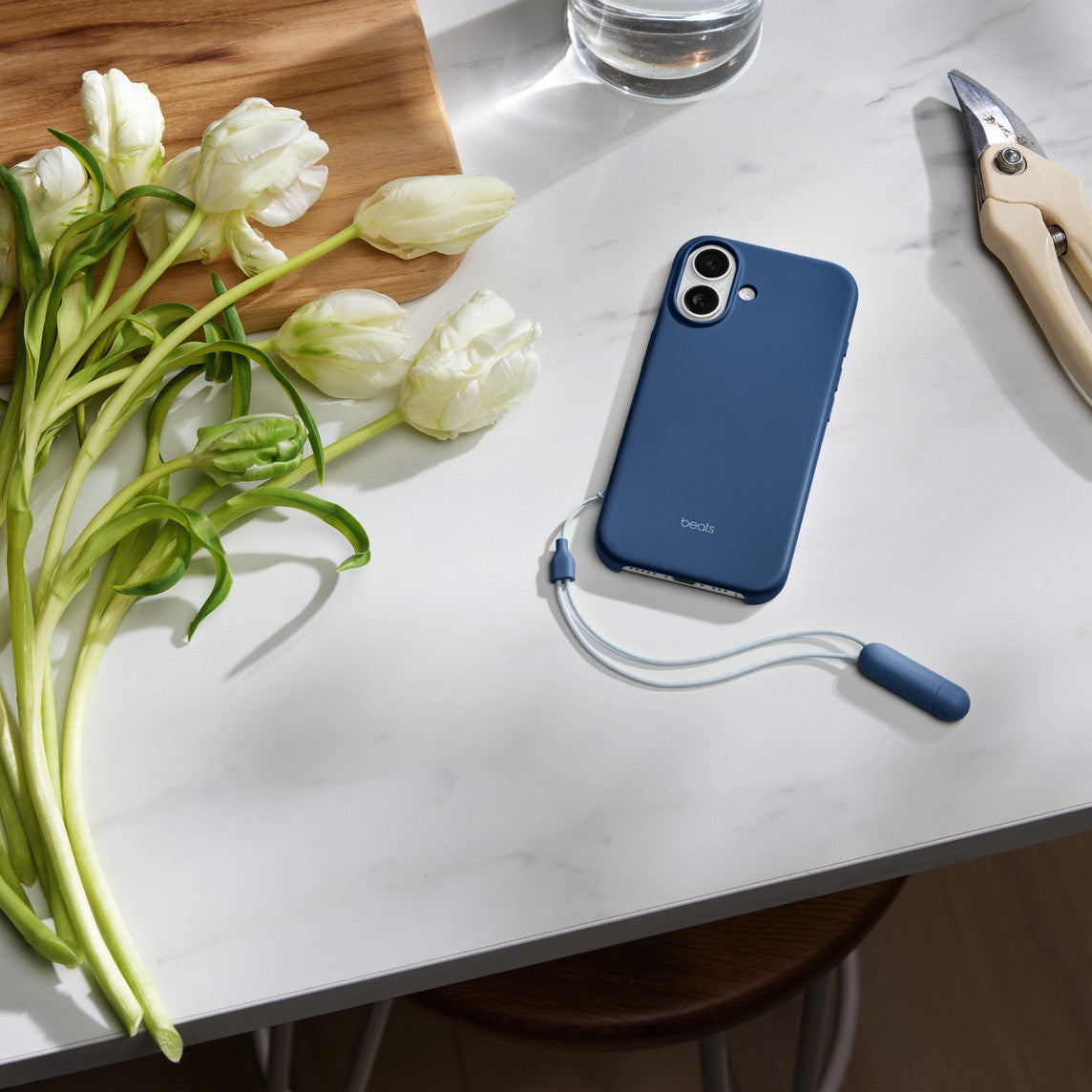 Beats iPhone 17 Kickstand Case with MagSafe and Camera Control Bedrock Blue