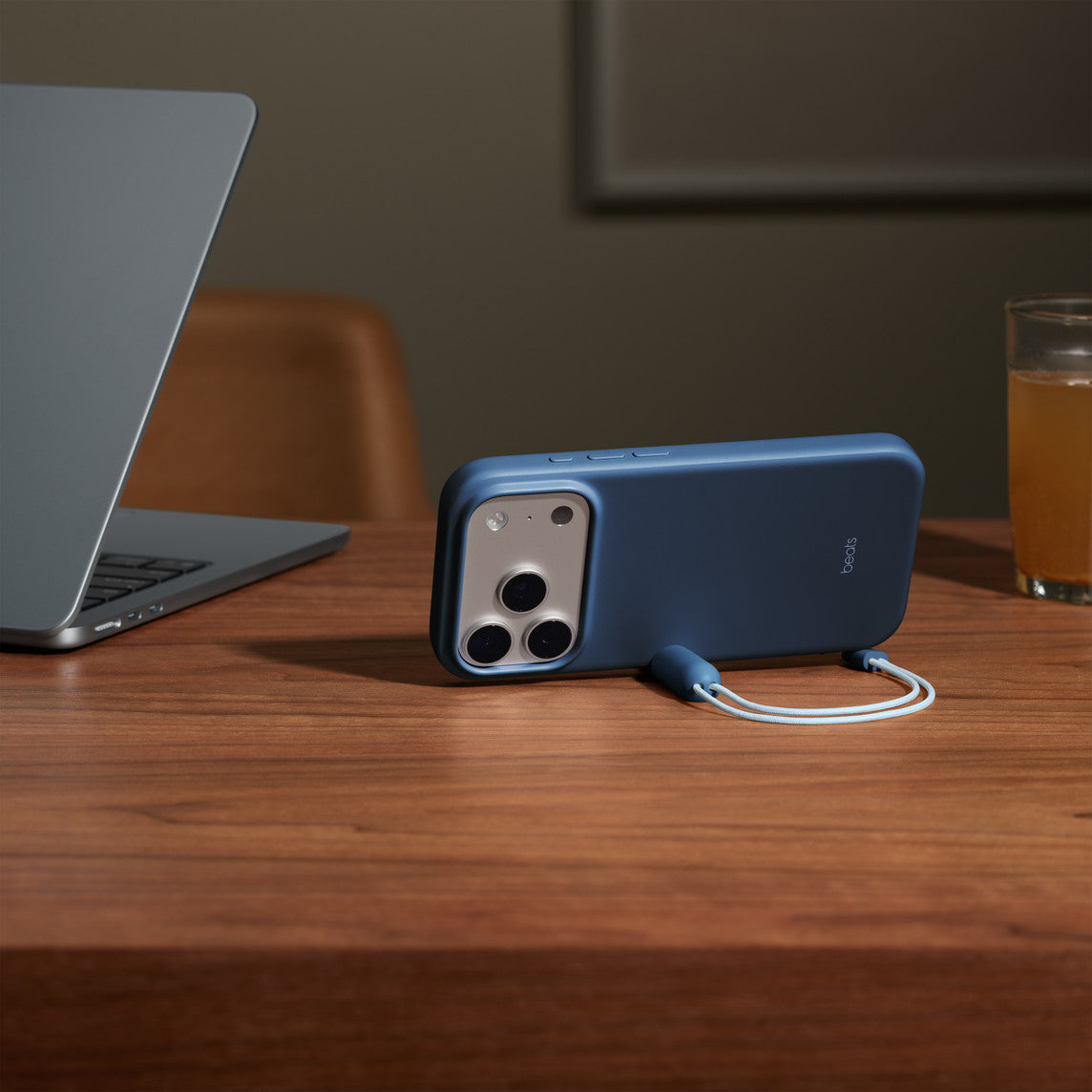 Beats iPhone 17 Pro Kickstand Case with MagSafe and Camera Control Bedrock Blue