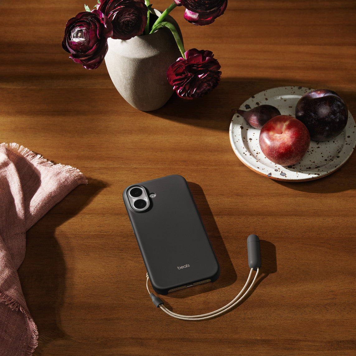Beats iPhone 17 Kickstand Case with MagSafe and Camera Control Granite Gray