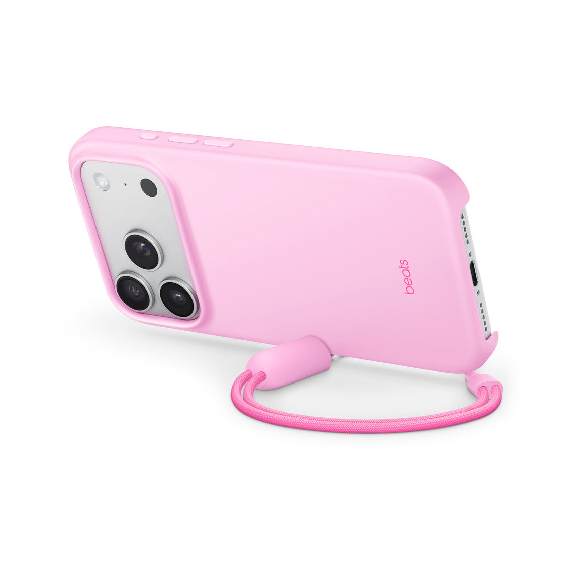 Beats iPhone 17 Pro Kickstand Case with MagSafe and Camera Control Pebble Pink