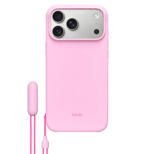 حقيبة بيكسل بينك مع مسند لجهاز Beats iPhone 17 Pro Max مع MagSafe وتحكم بالكاميرا