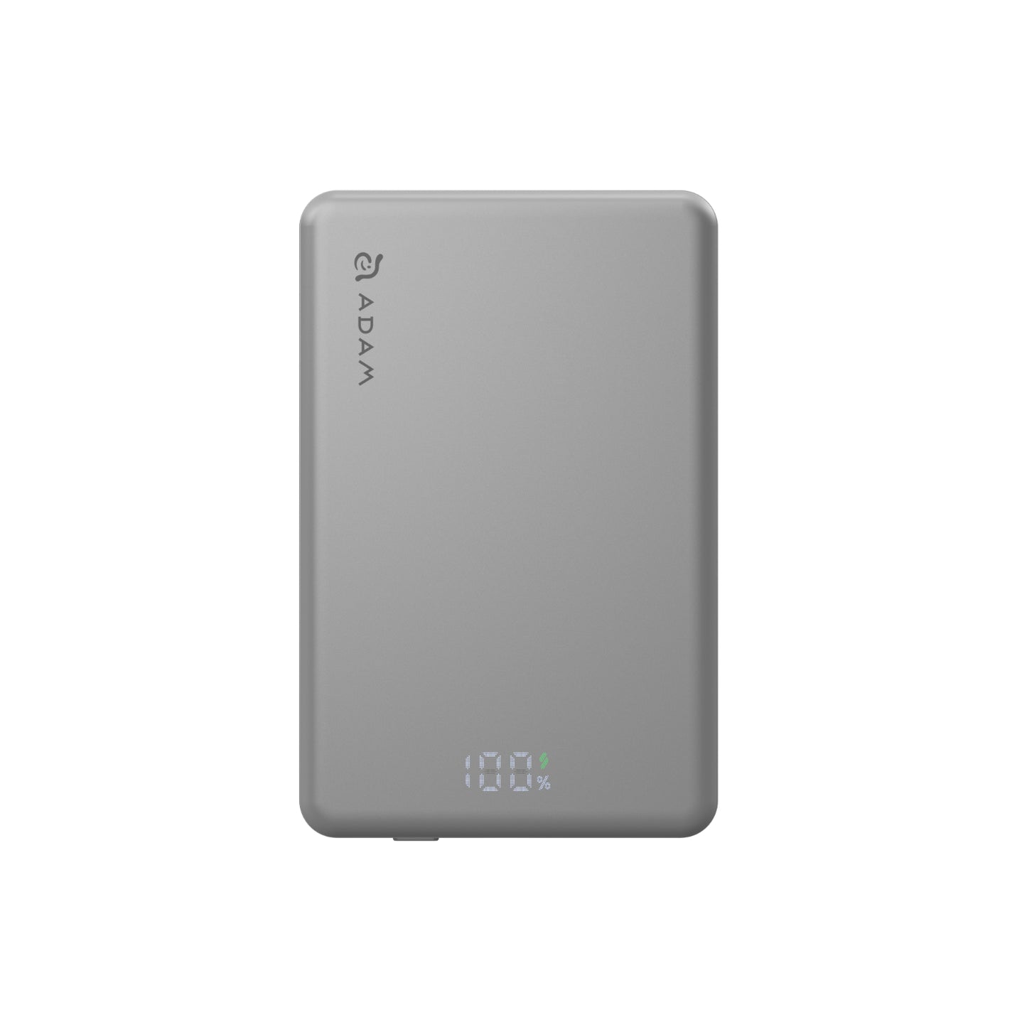 Adam elements VIONTA L5 Ultra Slim Magnetic Wireless Charging Power Bank Silver - 5000mAh