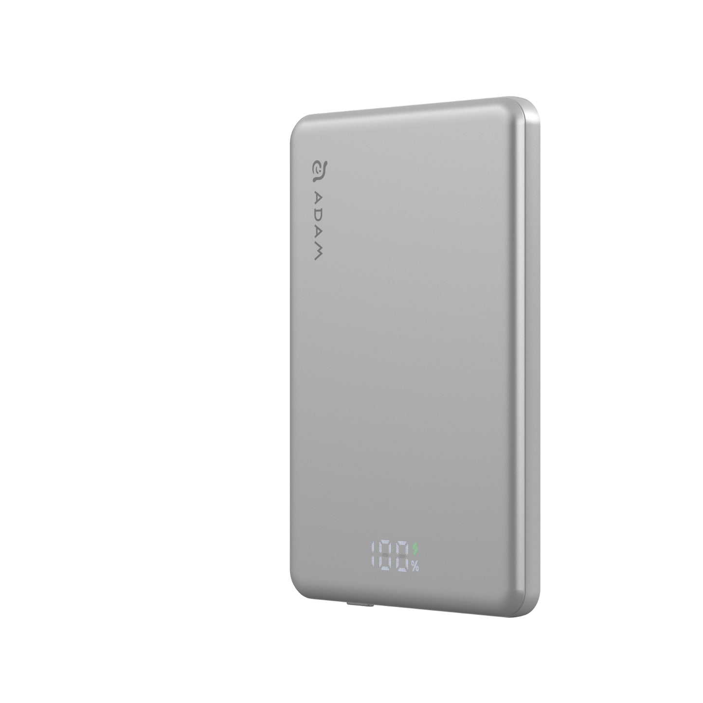 Adam elements VIONTA L5 Ultra Slim Magnetic Wireless Charging Power Bank Silver - 5000mAh