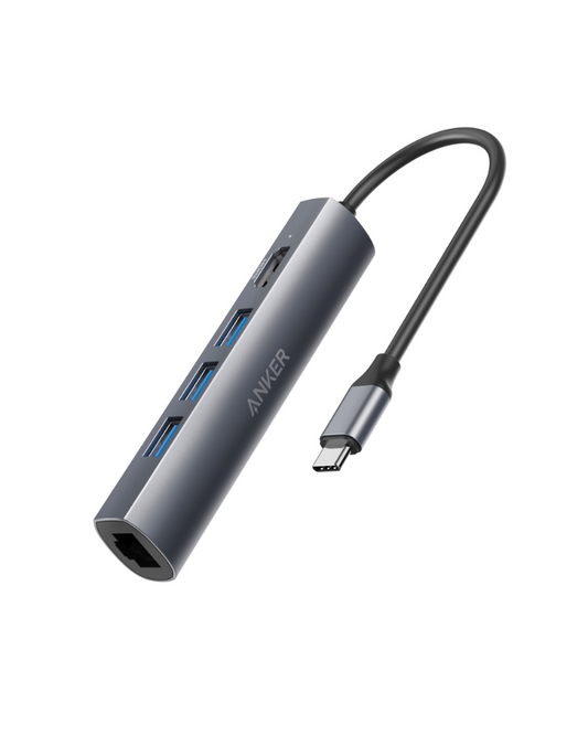 A8338HA1|أنكر بريميوم محور USB-C 5 في 1 3A 1H 1Eرمادي
