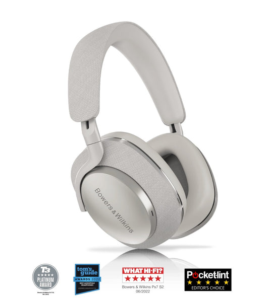 B&W Px7 S2 Premium Wireless Over-ear Noise-canceling Headphones - Grey