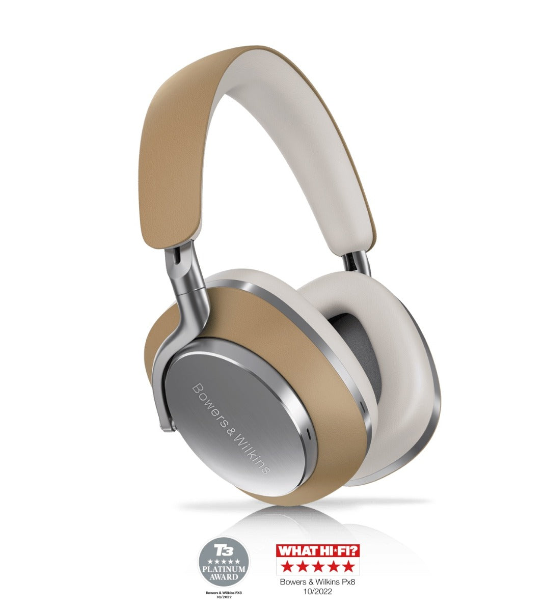 B&W Px8 Flagship Wireless Over-Ear Headphone - Tan