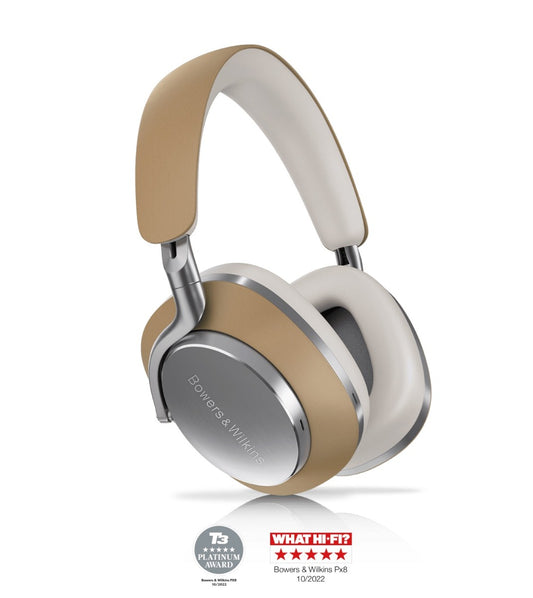 B&W Px8 Flagship Wireless Over-Ear Headphone - Tan