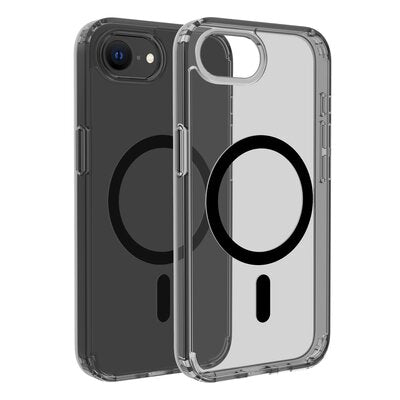 Dviced Magnetic iPhone 16e smoke case, black