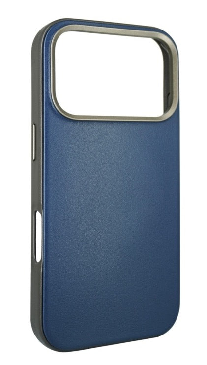 A-CASE Kiliyos Vegan Leather Magsafe Case for 17pro Max Blue