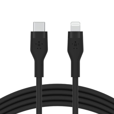 Belkin - Cable - Silicone - Lightning to Type-C - 1m - Black