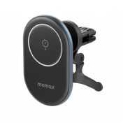 Momax Q.Mag Mount 2 15W MagSafe Wireless Charging Mount, Black