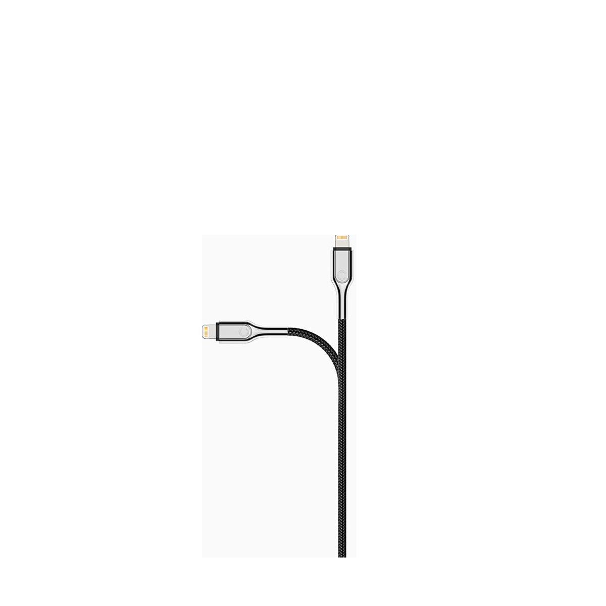 CY2797PCCCL|Cygnett Armoured Lightning to USB-C Cable 10cm - Black