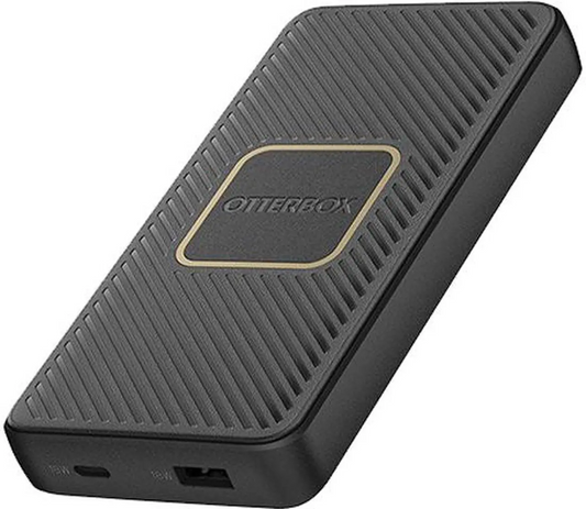 Otterbox - Power Bank 10K MAH USB A&C 18W USB-PD + WIRELESS 10W - Black