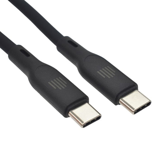 كابل Dviced USB-C إلى USB-C سيليكون 1,25م - أسود