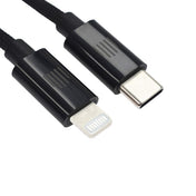 Dviced Cable USB-C to Lightning Nylon Textile 0,25m - Black