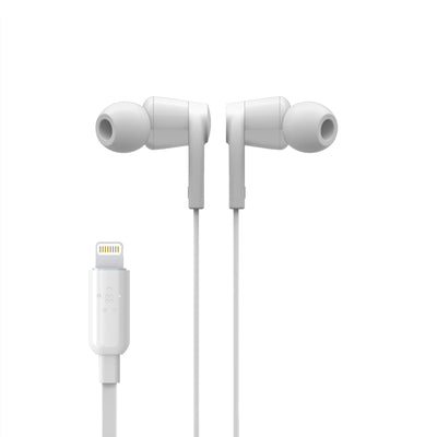 Belkin - Earphones - Lightning - In-Ear - White