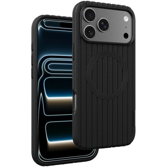 Blupebble FlexWeave Case compatible with Magsafe iPhone 18 Pro Max Black