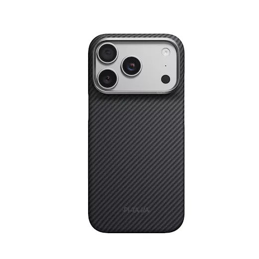 PITAKA Classic-Black Grey Twill Edge Case for iPhone 18 Pro-image-position-1